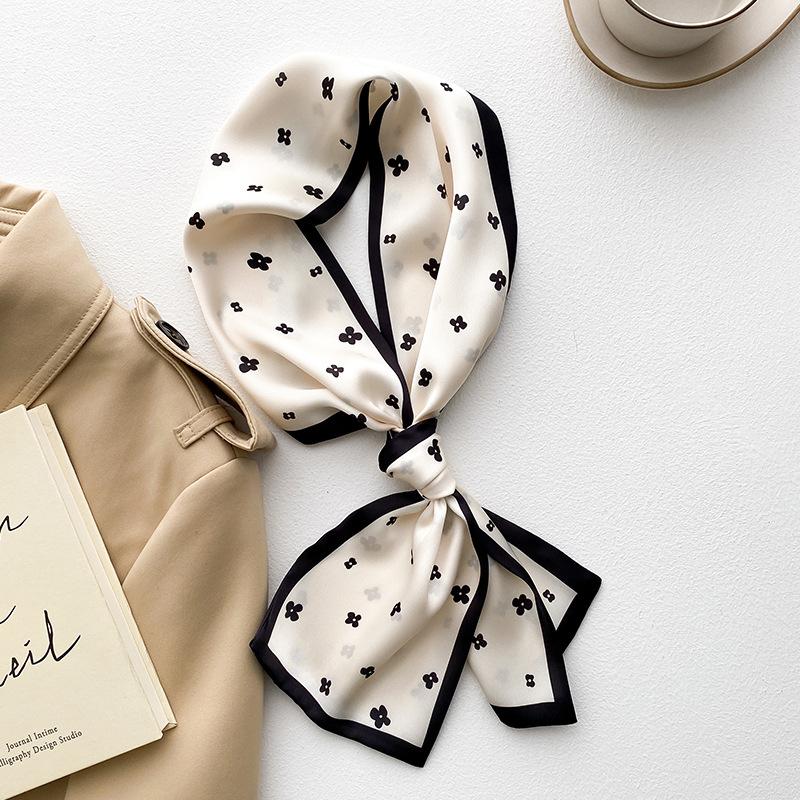 Узкий шейный платок, длинные волосы, ленты, шарфы, женские модные повязки на голову, шейные шарфы 13x110 см