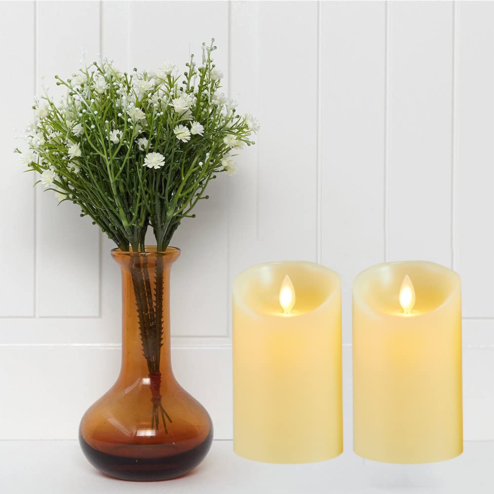 Свеча светодиодная Свеча светодиодная Свеча USB перезаряжаемая теплая цветная лампа со специальным пультом дистанционного управления Автоматический таймер выключения AnnTec x Высота