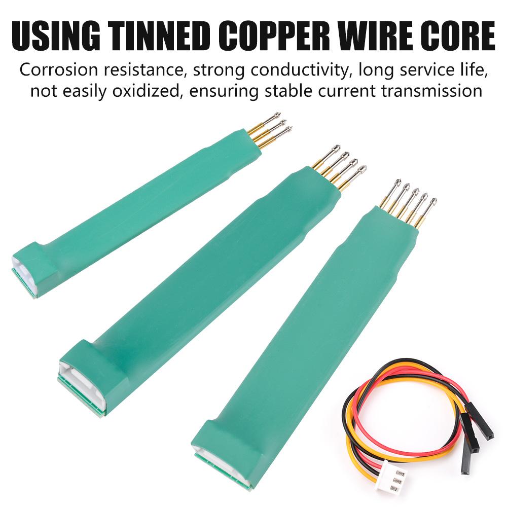 2.54mm Pitch Spring Pin Programmer Probe Chip Burning Test Needle Compatible STC STM32 STM8 MCU Programming Debugging Test Tool