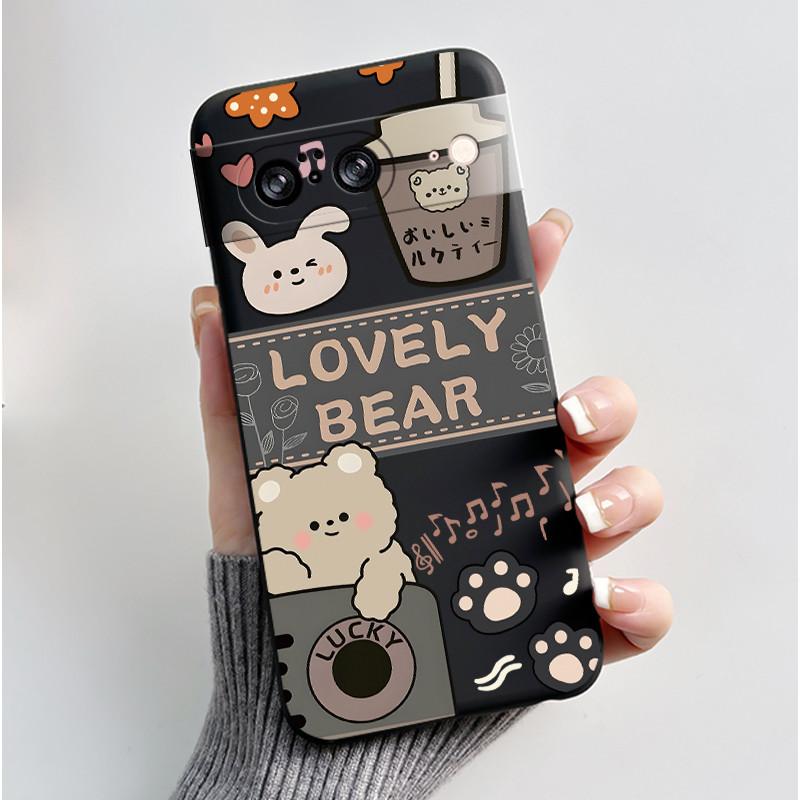 Casing For Google Pixel 8 Pro 8A Case Aesthetic Fashion Cute Cat Soft Silicone Shockproof Back Cover Ultra Slim Thin Phone Case
