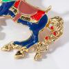 Brooch Pin Exquisite Craftsmanship Colorful Enamel Horse Shape Badge Clothing Decoration Parties Accessories