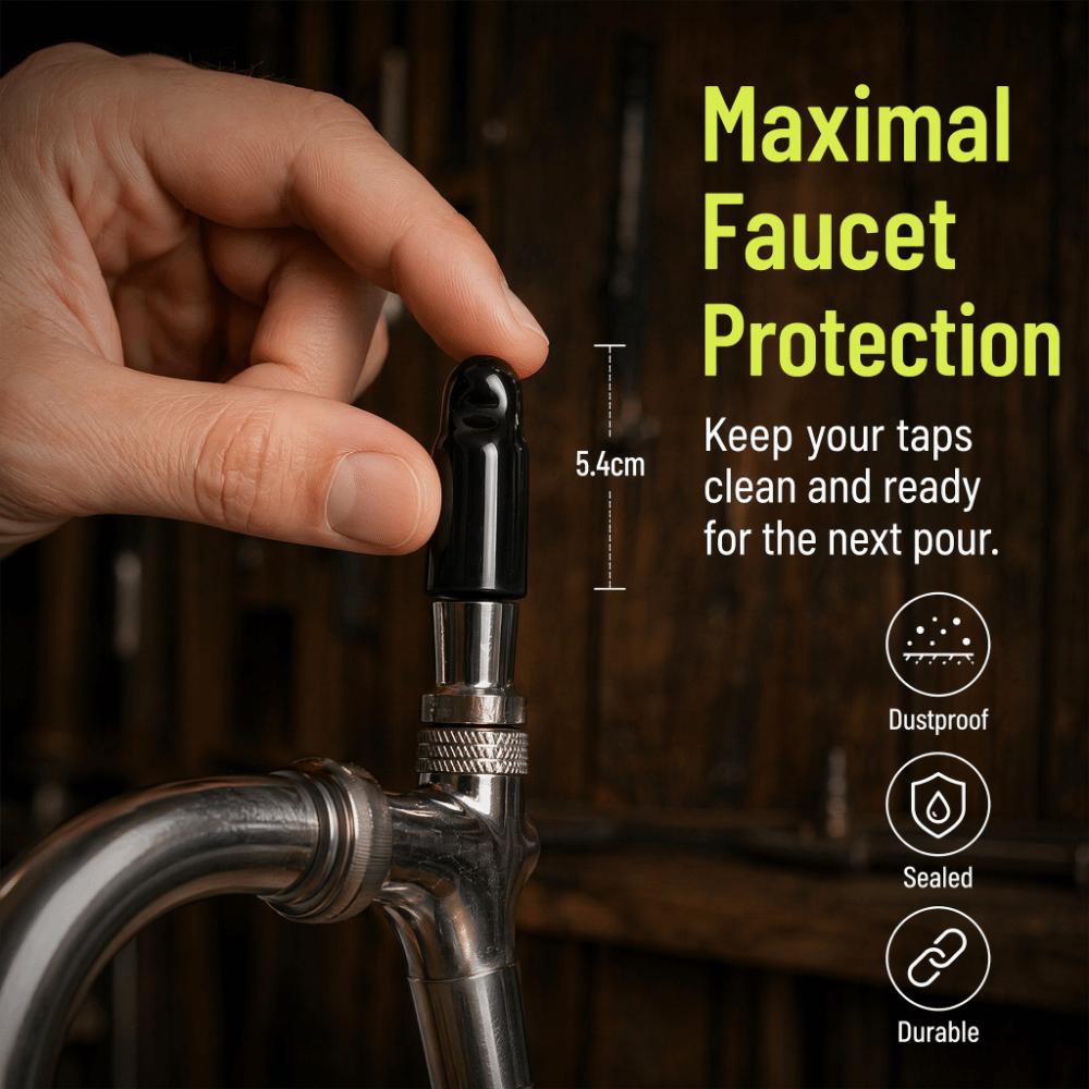 30pcs PVC Beer Tap Cover Sanitary Dust Protection Cap Reusable Faucet Draft Cap Party