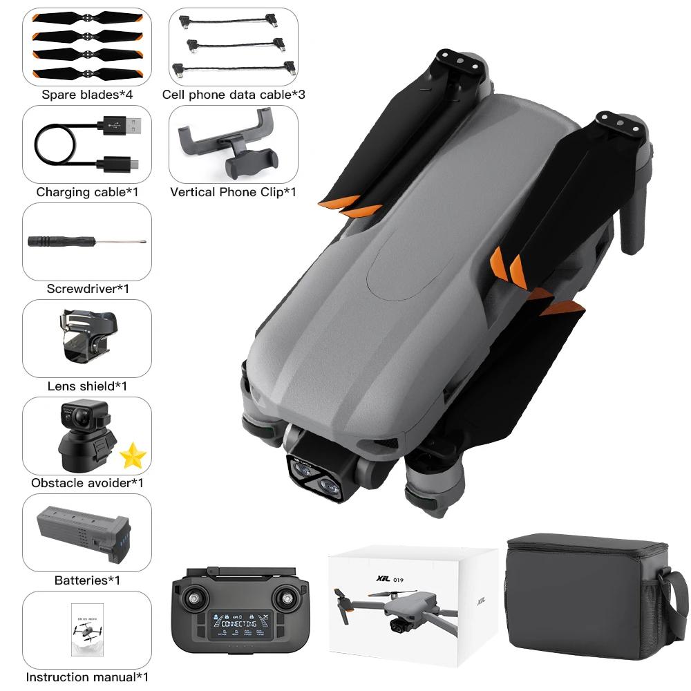 XiL019 сенсорный экран 3-осевой подвес оптическое позиционирование потока 4k GPS бесщеточный обход препятствий подвесной радиоуправляемый дрон 6 км