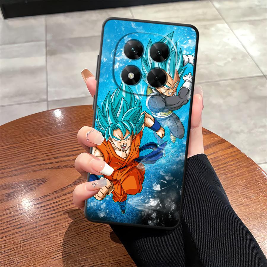 Чехол для телефона Xiaomi Redmi Note 9 10S 9S 11 10 7 8 11s 12s 14 13 Pro Plus 12 Pro с рисунком из аниме Dragon Ball