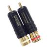 1Pc Wbt-0144 Gold Plated Rca Plug Lock Soldering Audio/Video Plugs Connect