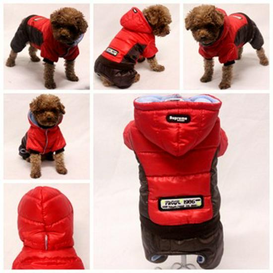 Reflective Large Breed Dog Rain Poncho - Waterproof & Windproof Hooded Raincoat
