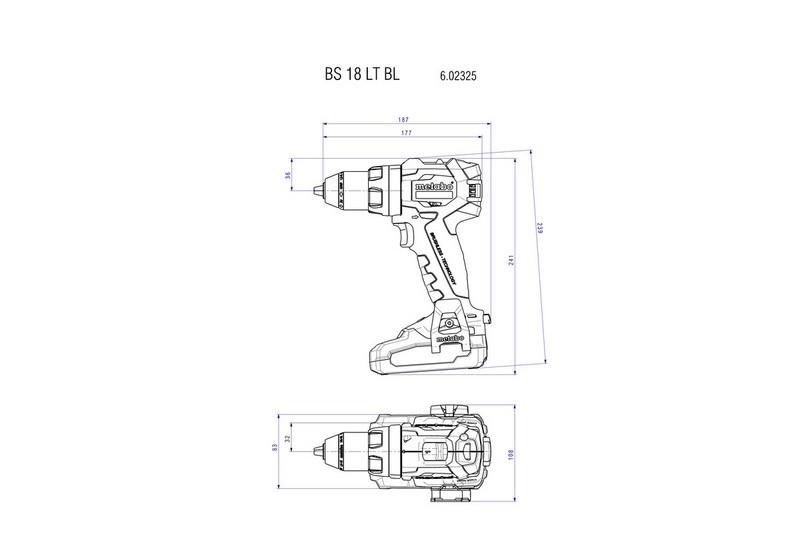 Combo Set 18V Bs 18 Lt Bl + Ssw 18 Lt 300 Bl 2*5.2Ah - Me 685203000