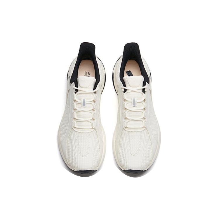 Anta C37 Series Absolute Coolness Soft Sole Slip Resistant And Breathable Low top Running Shoes Women's White Black 922245538-3