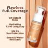 Mamaearth Жидкая тональная основа Hydra-Glow Full Coverage Dewy Finish с витамином С и куркумой - 30 мл|Полное покрытие