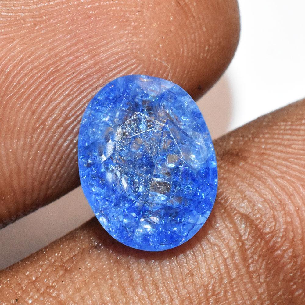 Natural Blue Sapphire Loose Gemstone 5.40 ct Oval Shape From Sri Lanka September Birthday Birthstone
