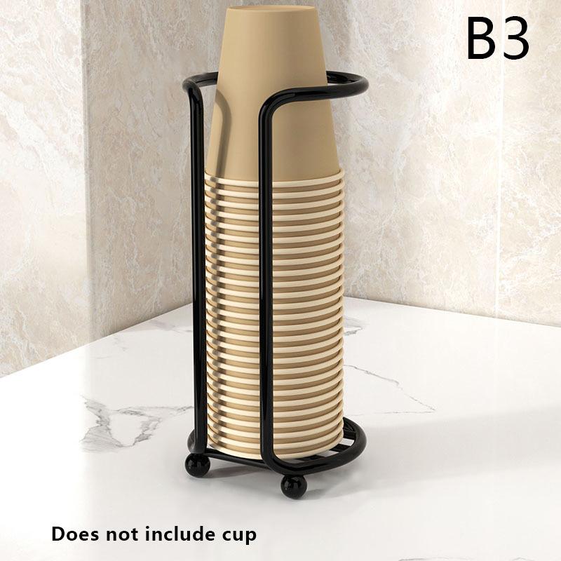 Kitchen Paper Cup Holder Disposables Cups Picker Multifunctional Desktop Cup Storage Rack Household Coffee Cup Holder For Home
