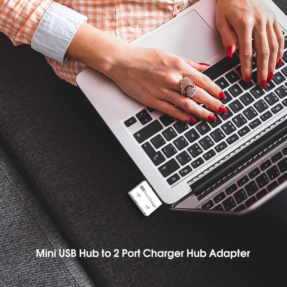 USB Hub USB 2.0 Splitter 1 Male To 2 Female USB Hub Adapter for  Laptop PC