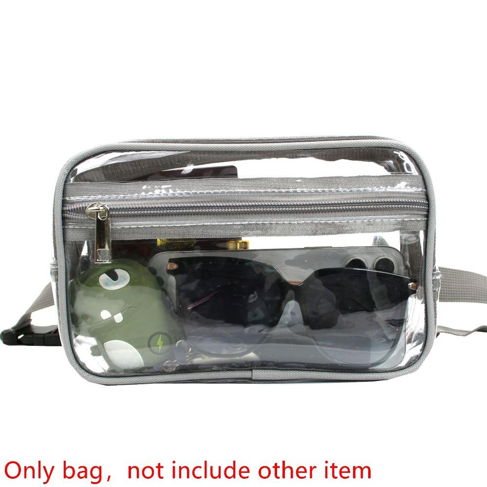Sport Transparent Waist Bag Phone Bag Men's Crossbody Bag Casual Fanny Pack Women