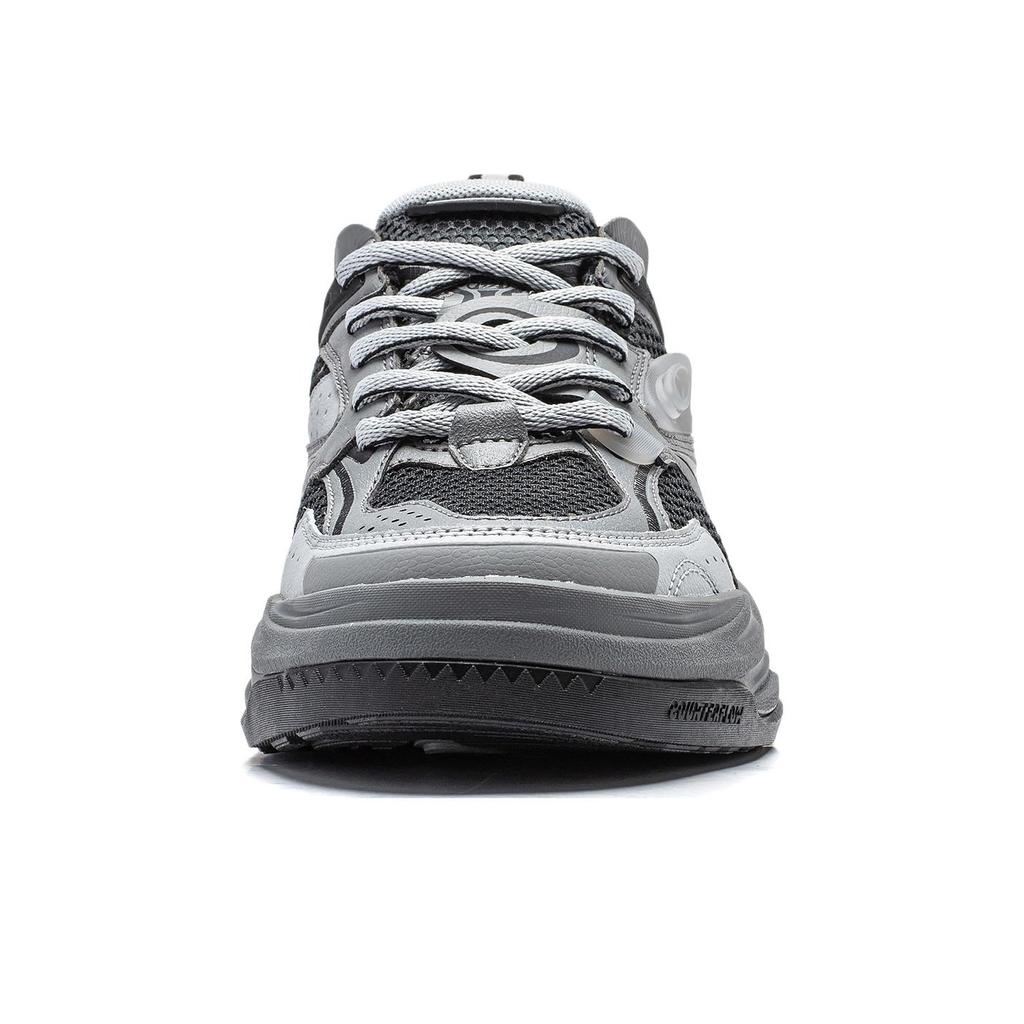 Li Ning CF Su Series Flash Star 2 удобные универсальные амортизирующие прочные низкие повседневные туфли мужские кроссовки черные серые AGLT171-4