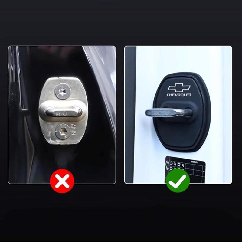 Защитная крышка замка двери автомобиля от столкновений Для Chevrolet Onix Cruze Silverado Impala Equinox Malibu Tahoe Cobalt Camaro Trax