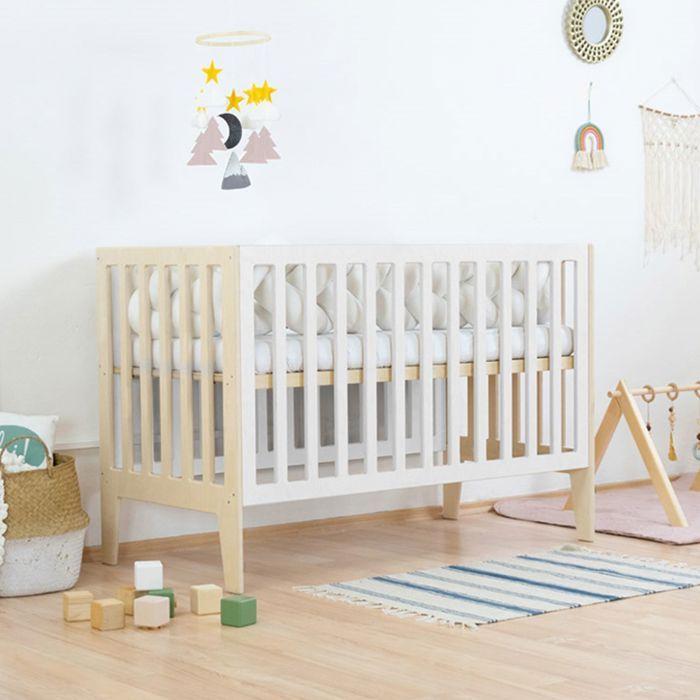 KIPPY Baby Bed 60 X 120 Natural and White