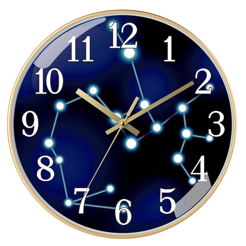 12 дюймов 30 см Гостиная Дом Мода Современные Простые Мраморный узор Декорация Креативные Кварцевые Часы Настенные часы