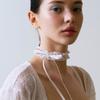 VINAJ Baby Lace Ribbon Choker (White)