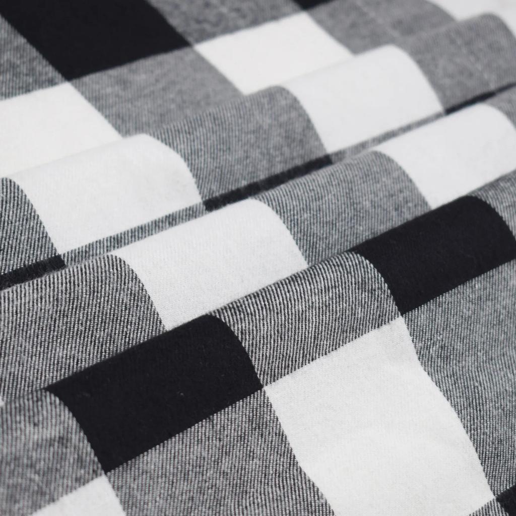 Окрашенная пряжа мягкая утолщенная шлифованная шерстяная клетчатая ткань JK Clothing рубашка юбка куртка брюки клетчатая ткань DIY швейная одежда ткани