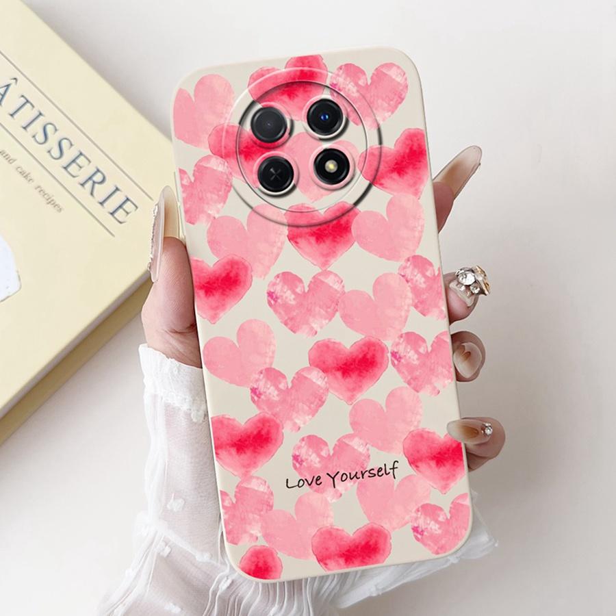 For Realme 12 12Plus 12X Case New flower Printed Proective Back Cover Soft Silicone Bumper for Realme12 12 X 12 Plus Couqe