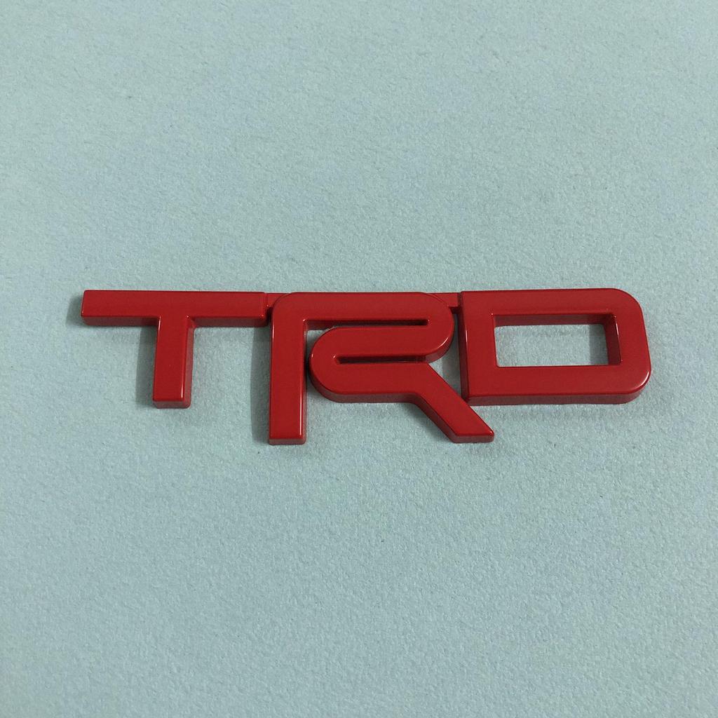 3D Металлическая Наклейка-Логотип TRD для Автомобилей Toyota — Модификация Багажника и Задней Части Кузова