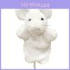 Cartoon White Cute Gray Mouse Yellow Cat Plush Puppet For Children Role Playing