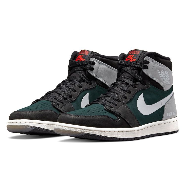 Air Jordan 1 High Element GORE-TEX Black Particle Grey Мужские кроссовки Чили-Красный Парус DB2889-001