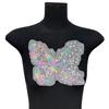 Colored Staple Sequins Butterfly Cloth Stickers Organza Lace Patch Decorative Clothes Skirts Decal Accessories