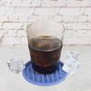 6Pcs Silicone Coasters Cup Mats Dining Decors Unique Round Shape Drink Mats Silicone Texture Suitable for Household Use