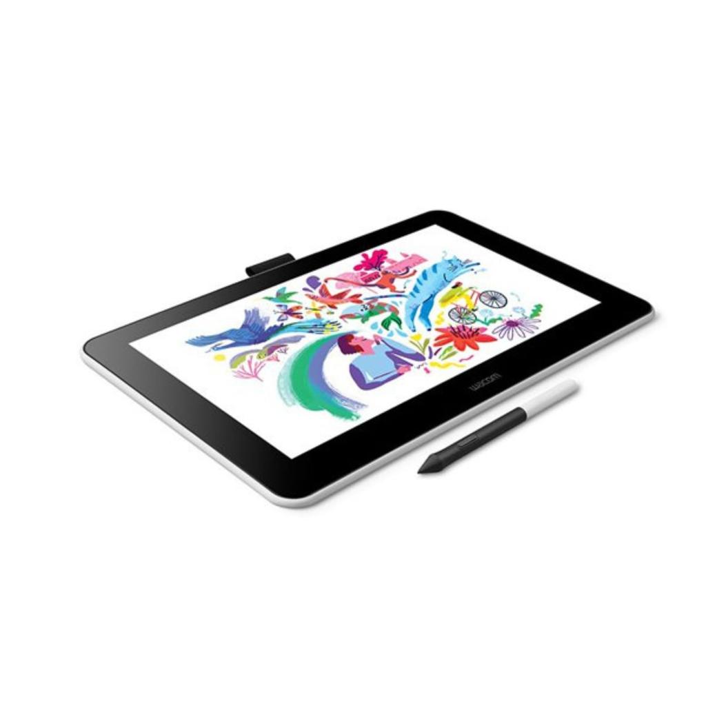 Восстановленный ЖК-планшет Wacom DTC133W0D Wacom One Белый с гарантией, 13, (13,3-дюймовый), 180-дневный
