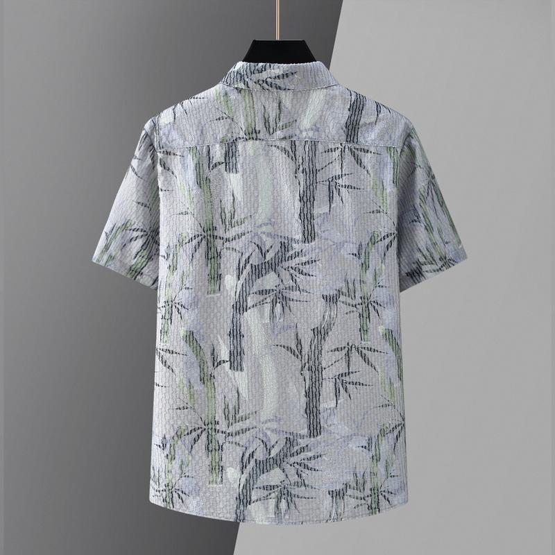 Мужские рубашки с коротким рукавом размера плюс 4XL-11XL, летняя модная повседневная мужская рубашка большого размера