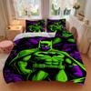 3pcs Batman Duvet Cover Set (1 Duvet Cover + 2 Pillowcases, No Core) - Comfortable, And Breathable Bedroom Decoration yy251104035