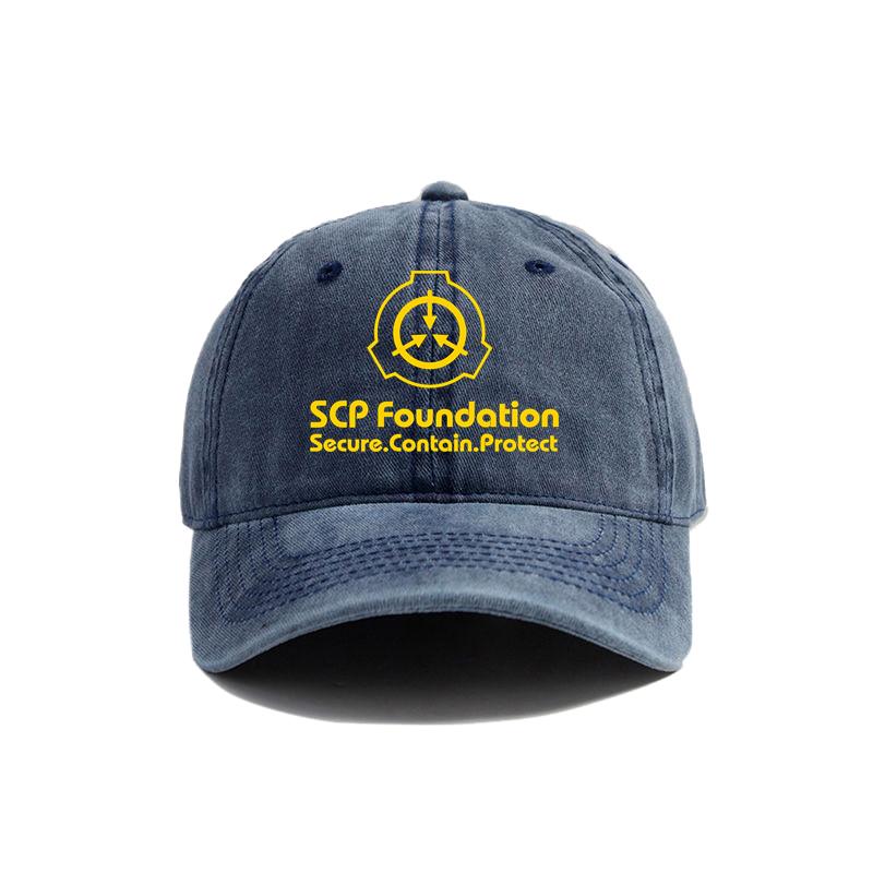 Кепка SCP Foundation Secure Contain Protect с потертостями, унисекс, ретро, для улицы, летняя, регулируемая, Кепка SCP MZ-153