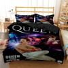 3D Печать QUEEN Рок-группа Комплект постельного белья Двуспальный Полуторный King Пододеяльник Одеяло Наволочка Для Мальчиков Девочек Взрослых Спальни