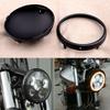 Matte Black Round Motorcycle 7 Inch LED Headlight Mounting Housing Bucket