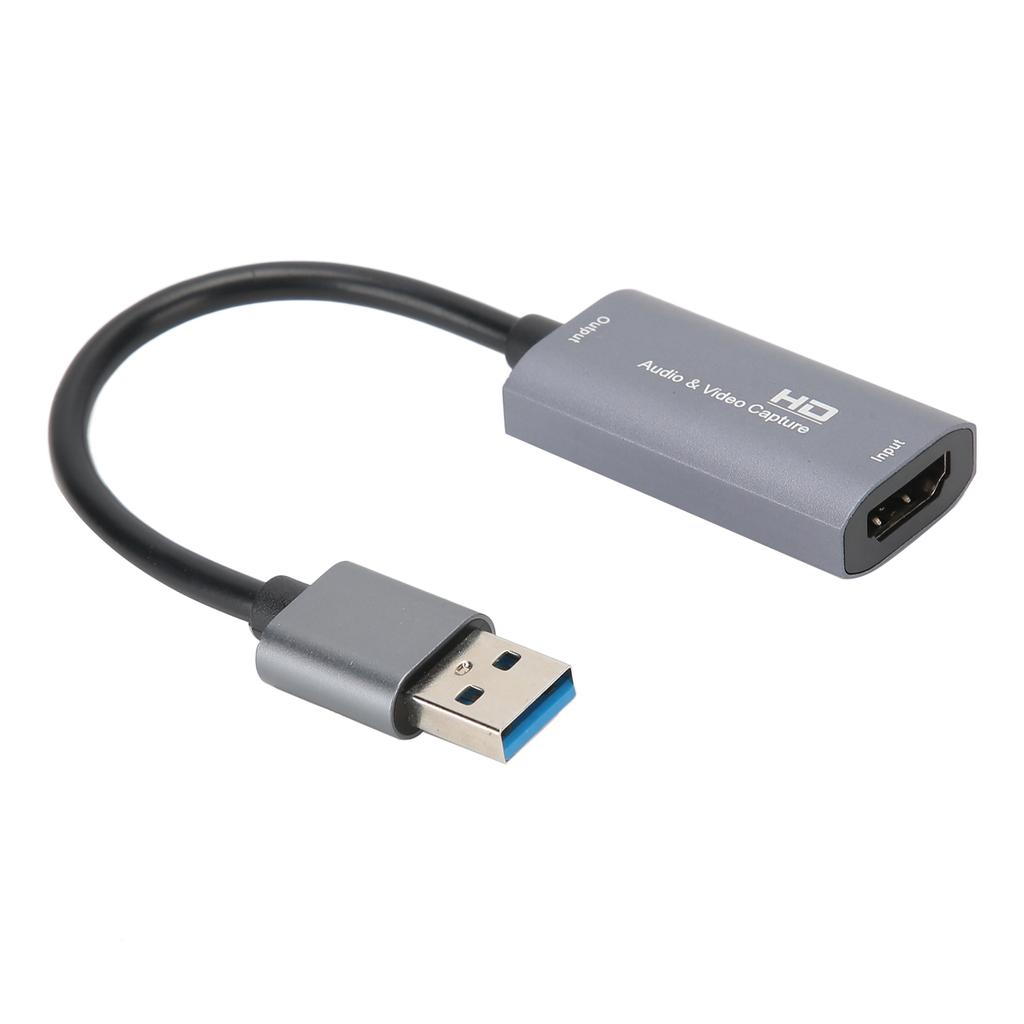 Capture Card for HDMI To USB2.0 4K 1080P High Definition for O Video Recording Gray