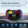 OBD + GPS HUD P25 Car OBD Head Up Display HUD On Board Computer Digital Speedometer Water Temp Fuel Consumption Slope Meter