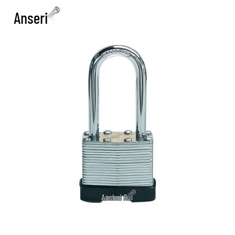 Стальной предохранительный навесной замок Ansell с длинной дужкой