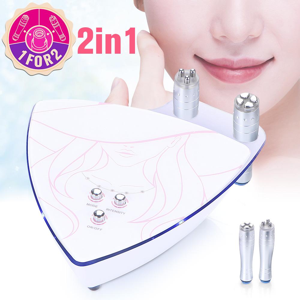 2 IN 1 RF Radio Frequency Photon Facial Neck Skin Care Lifting Anti Aging Beauty Machine