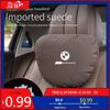 FTWG3 New For BMW Car Headrest Neck Support Seat Lumbar Cushion Neck Pillow For BMW M Performance E39 E46 E60 E65 E90 F10 F20 F30 G20