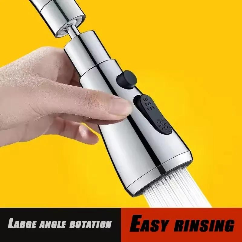 Новый 3 в 1 кран-фильтр функции кухонная раковина душ распылитель раковина фильтр кран выдвижная насадка ванная туалет кран головка кухня