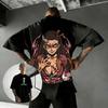 Kimetsu No Yaiba Незуко Камадо Аниме Футболка Мужская Женская С Коротким Рукавом Убийца Демонов Графическая Футболка Стритвир Повседневные Топы 2026 Лето