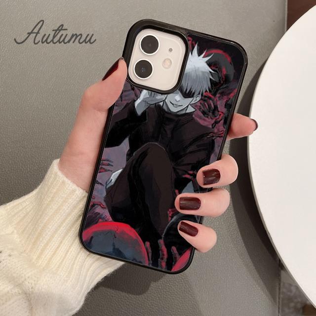 Чехол для телефона Jujutsu Kaisen Satoru Gojo для iPhone 11 12 13 14 Pro Max mini XR XS SE 2020 6S 7 8 Plus Samsung Galaxy S21 S22