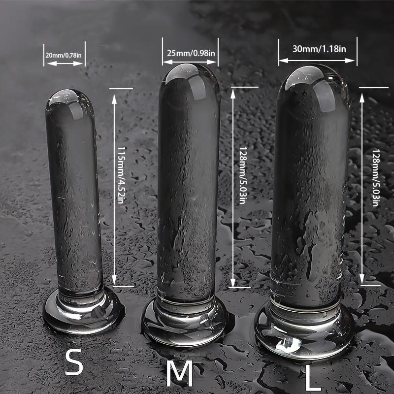 Transparent Anal Plug Dildo Adult Sex Toys Shape Butt Plug Dildos BDSM Anal Pleasure Sex Toys Anal Trainer For Women&Men Couple