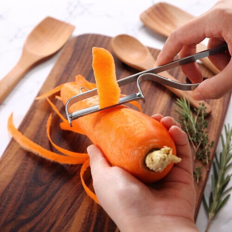 Нож-терка для дыни и овощей из нержавеющей стали