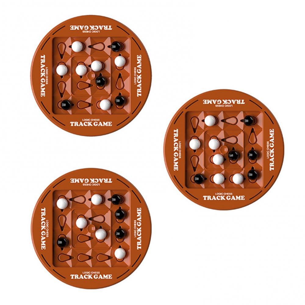 Four In A Row Game Orbito Board Game Track Logic Chess Board Toys Strategy Game for Kids & Adults Funny Family Gathering Game Board