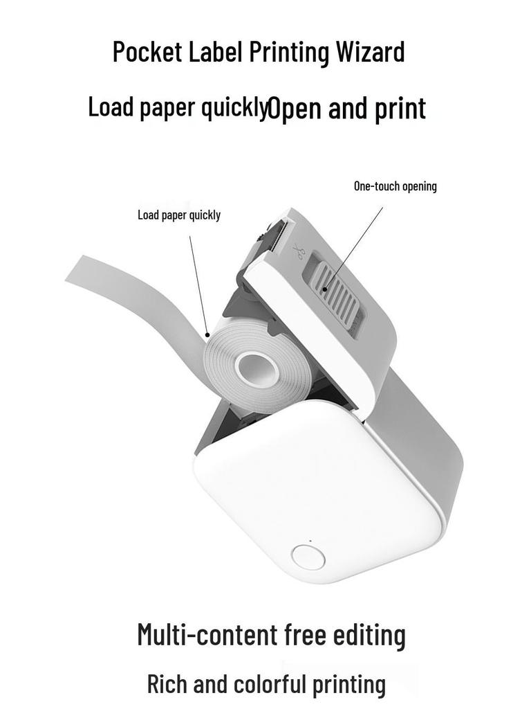 Xie Термальный Bluetooth Портативный Принтер Этикеток – Компактный Ручной Самоклеящийся Принтер