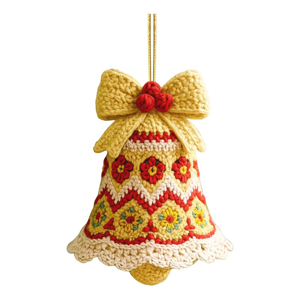 2D Christmas Bell Pendant, Christmas Tree Pendant, Home Decoration, Acrylic Pendant