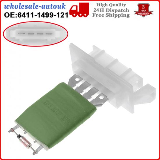 For Mini One 04-07 Mini One D 03-06 Mini Cooper Blower Fan Motor Heater Resistor