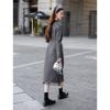 Mokana Women's Winter Long-Sleeve Layered Fringe Dress Set